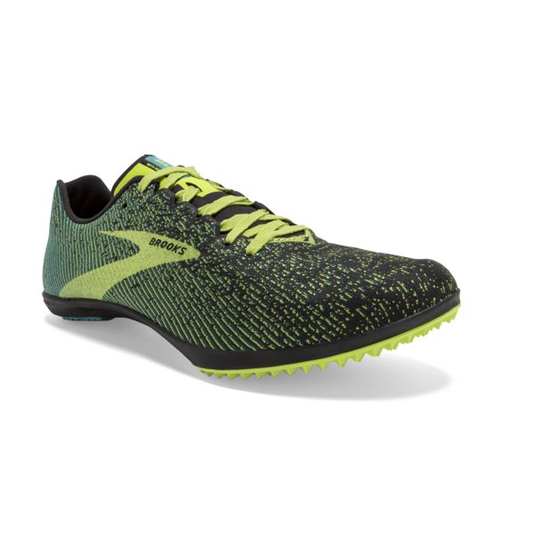 Brooks Mach 19 Spikeless Men's Racing Shoes Black Yellow Green | ZA-EAV974015