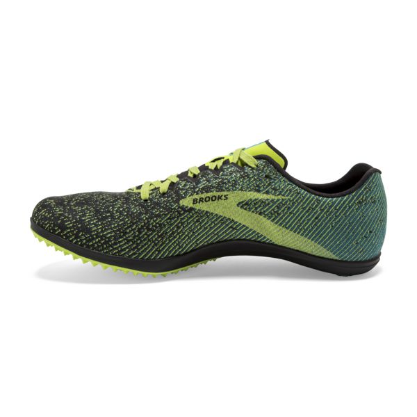 Brooks Mach 19 Spikeless Men's Racing Shoes Black Yellow Green | ZA-EAV974015