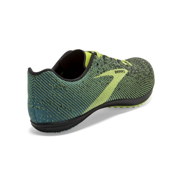 Brooks Mach 19 Spikeless Men's Racing Shoes Black Yellow Green | ZA-EAV974015