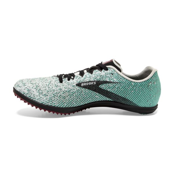 Brooks Mach 19 Spikeless Women's Racing Shoes Grey Black Green | ZA-PTN837564