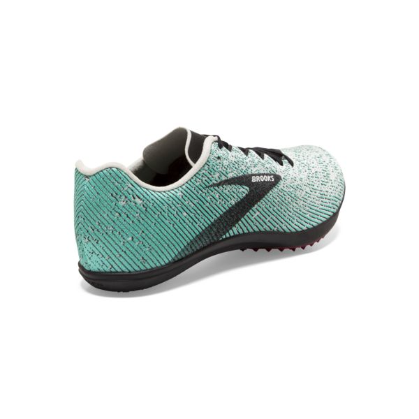 Brooks Mach 19 Spikeless Women's Racing Shoes Grey Black Green | ZA-PTN837564