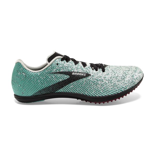 Brooks Mach 19 Spikeless Women\'s Racing Shoes Grey Black Green | ZA-PTN837564