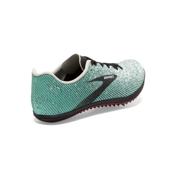 Brooks Mach 19 Women's Racing Shoes Grey Black Green | ZA-QEL059132