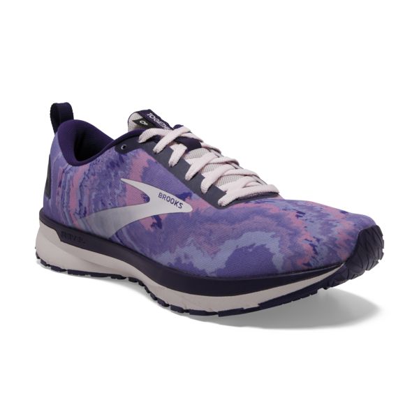 Brooks Revel 4 Women's Road Running Shoes Purple Silver Black | ZA-AYF829704