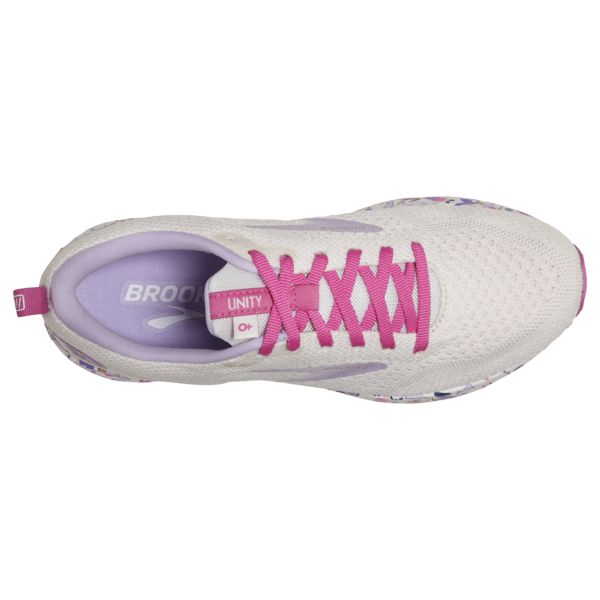 Brooks Revel 4 Women's Road Running Shoes White Purple Pink | ZA-RFM986712