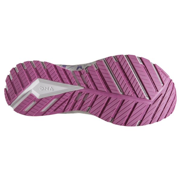 Brooks Revel 4 Women's Road Running Shoes White Purple Pink | ZA-RFM986712