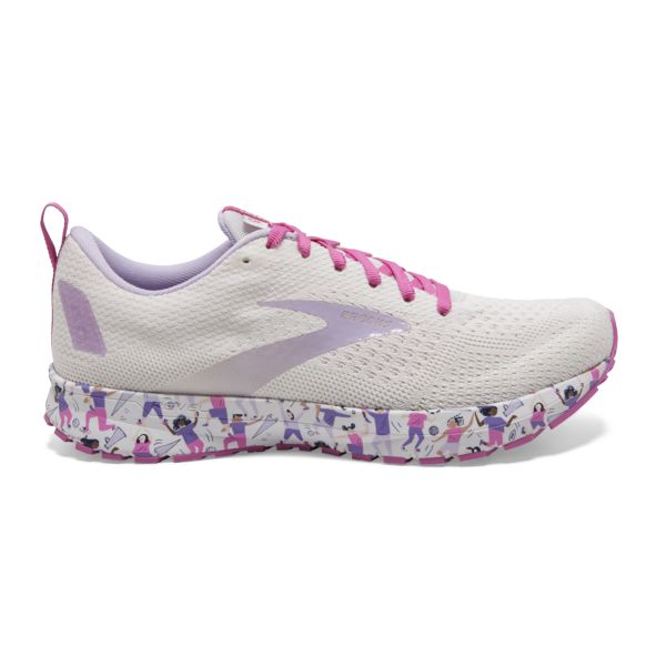 Brooks Revel 4 Women\'s Road Running Shoes White Purple Pink | ZA-RFM986712