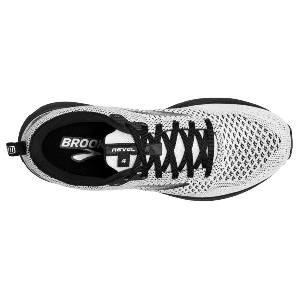 Brooks Revel 4 Women's Road Running Shoes White Black | ZA-XSU632091