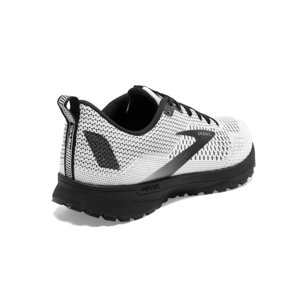 Brooks Revel 4 Women's Road Running Shoes White Black | ZA-XSU632091