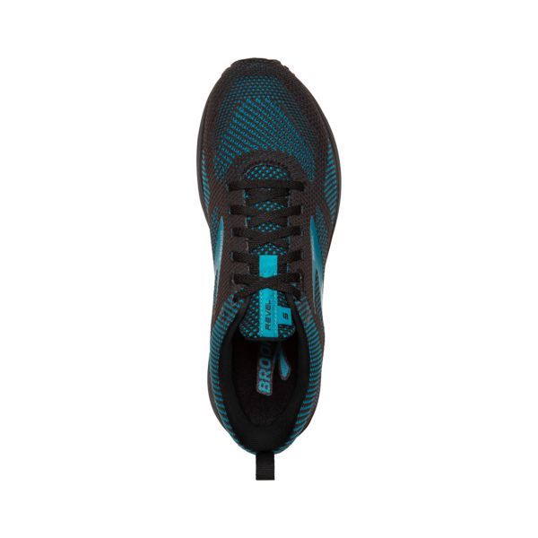 Brooks Revel 5 Men's Road Running Shoes Black Turquoise | ZA-HPR932706