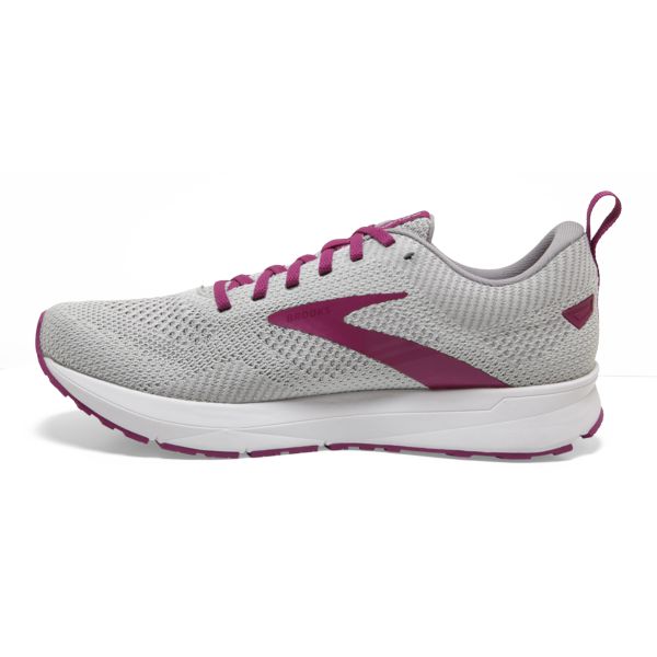 Brooks Revel 5 Women's Road Running Shoes Grey Purple White | ZA-DJI912308