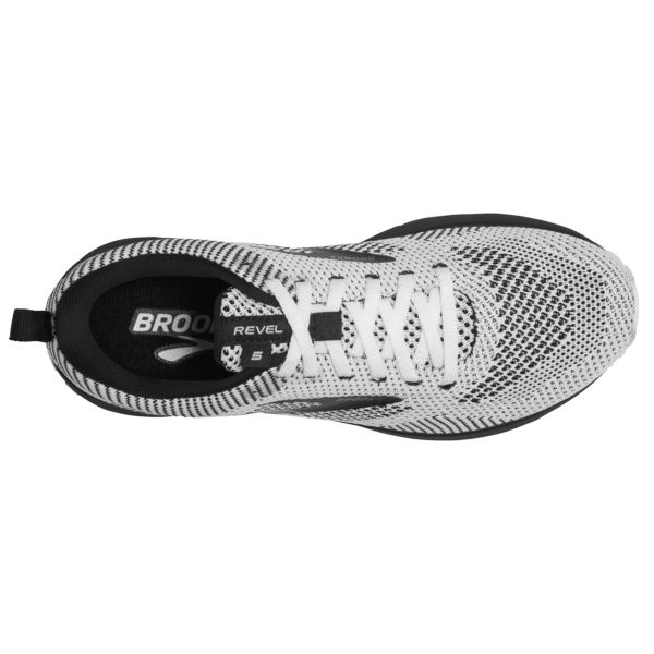 Brooks Revel 5 Women's Road Running Shoes White Black | ZA-DRE894723