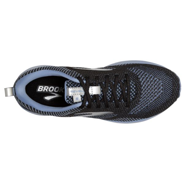 Brooks Revel 5 Women's Road Running Shoes Black Blue Silver | ZA-HCL284937