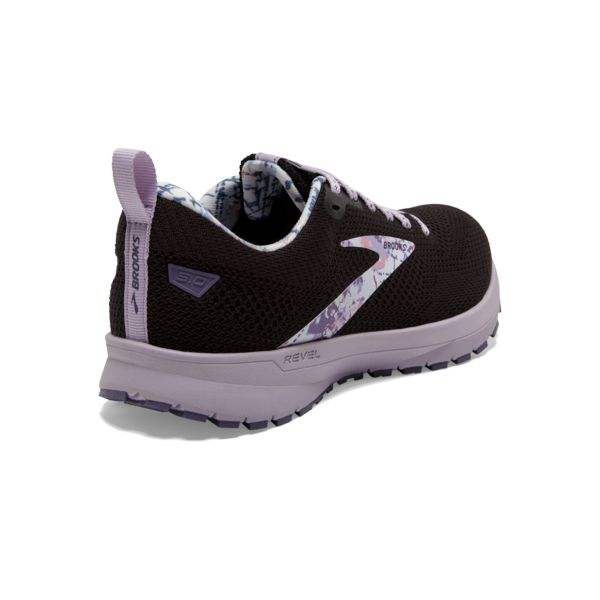 Brooks Revel 5 Women's Road Running Shoes Black Purple White | ZA-NEV296705