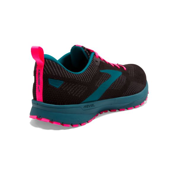 Brooks Revel 5 Women's Road Running Shoes Black Blue Pink | ZA-VJR827456