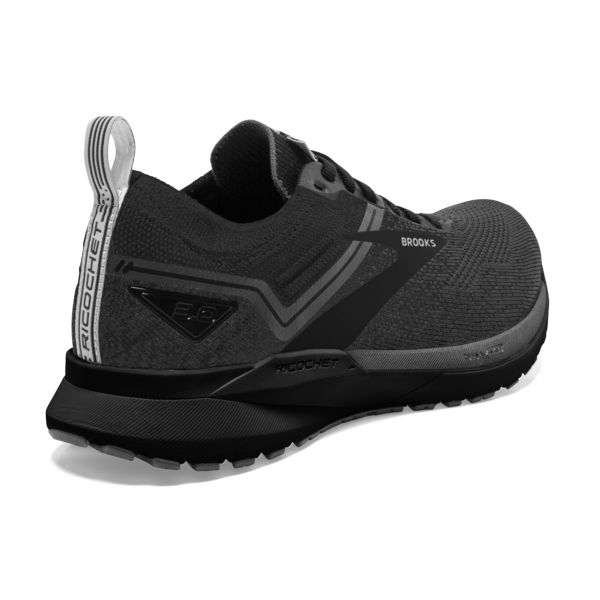 Brooks Ricochet 3 Men's Road Running Shoes Black Grey | ZA-ZUE048759