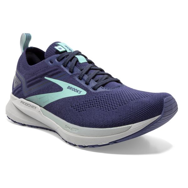 Brooks Ricochet 3 Women's Road Running Shoes Navy Blue White | ZA-BLC925730