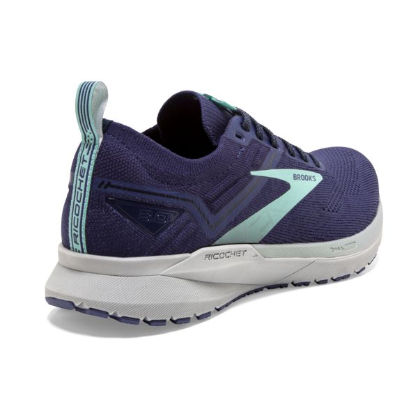 Brooks Ricochet 3 Women's Road Running Shoes Navy Blue White | ZA-BLC925730