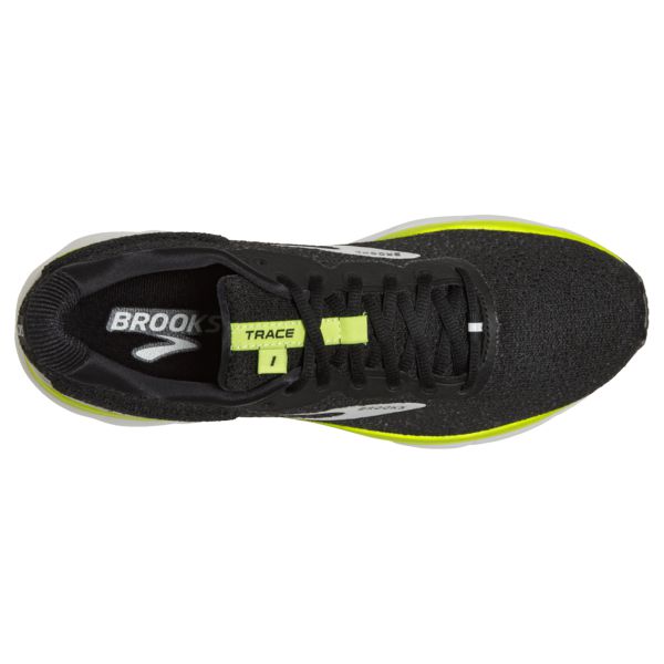 Brooks Trace Men's Road Running Shoes Black Grey Yellow | ZA-DBT437526