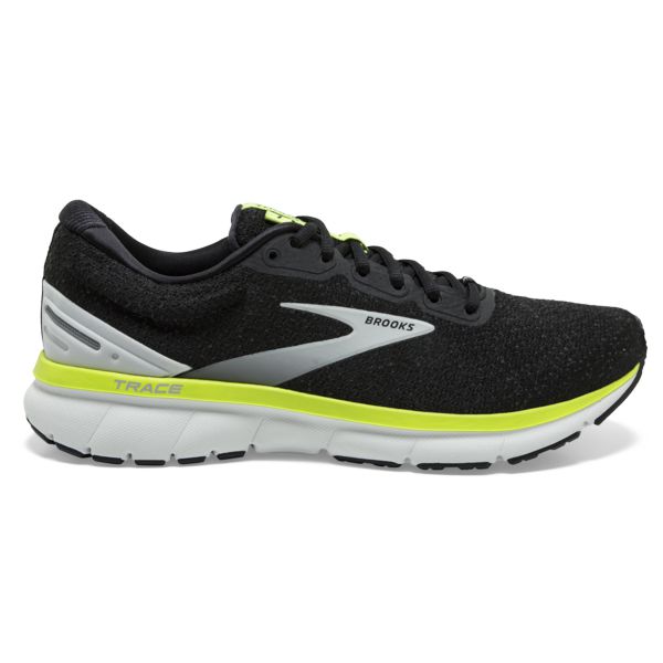 Brooks Trace Men\'s Road Running Shoes Black Grey Yellow | ZA-DBT437526