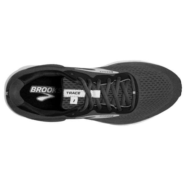 Brooks Trace Men's Road Running Shoes Black Grey White | ZA-DWA396872