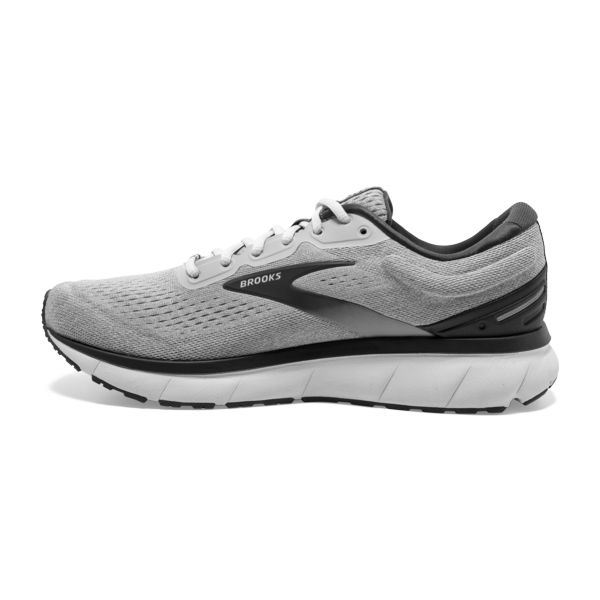 Brooks Trace Men's Road Running Shoes Grey Black White | ZA-UPM287569