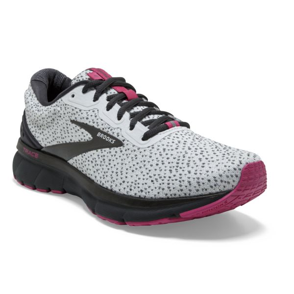 Brooks Trace Women's Road Running Shoes Grey Black Red | ZA-KJH207639