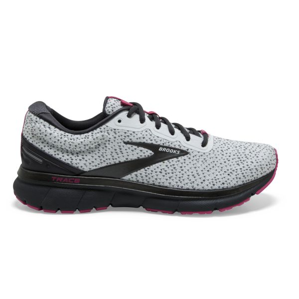 Brooks Trace Women\'s Road Running Shoes Grey Black Red | ZA-KJH207639