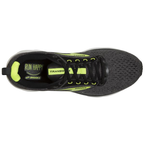 Brooks Transmit 3 Men's Road Running Shoes Black Yellow White | ZA-DRA538904