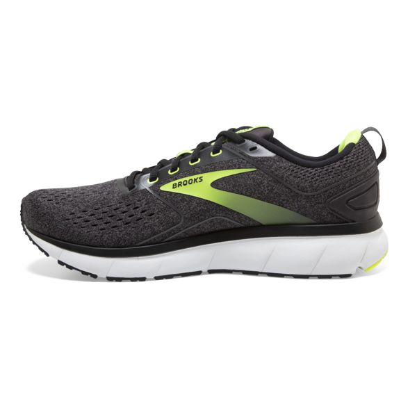 Brooks Transmit 3 Men's Road Running Shoes Black Yellow White | ZA-DRA538904