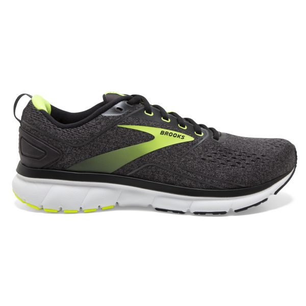 Brooks Transmit 3 Men\'s Road Running Shoes Black Yellow White | ZA-DRA538904