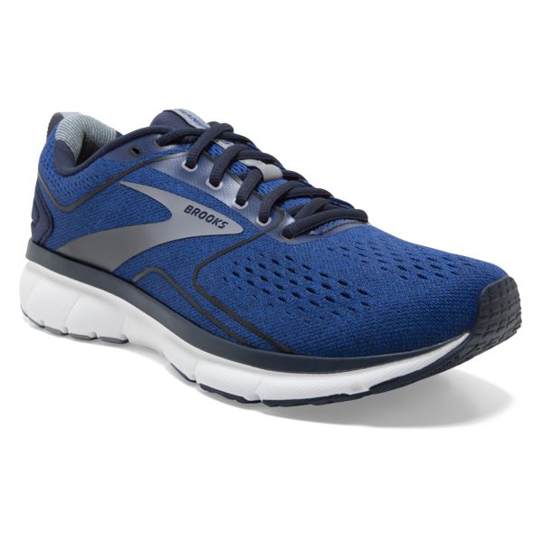 Brooks Transmit 3 Men's Road Running Shoes Navy Grey White | ZA-PYH376481