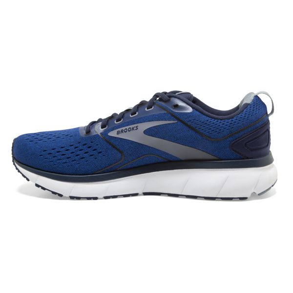 Brooks Transmit 3 Men's Road Running Shoes Navy Grey White | ZA-PYH376481