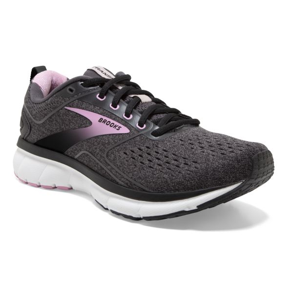 Brooks Transmit 3 Women's Road Running Shoes Grey Pink White | ZA-RNU071396