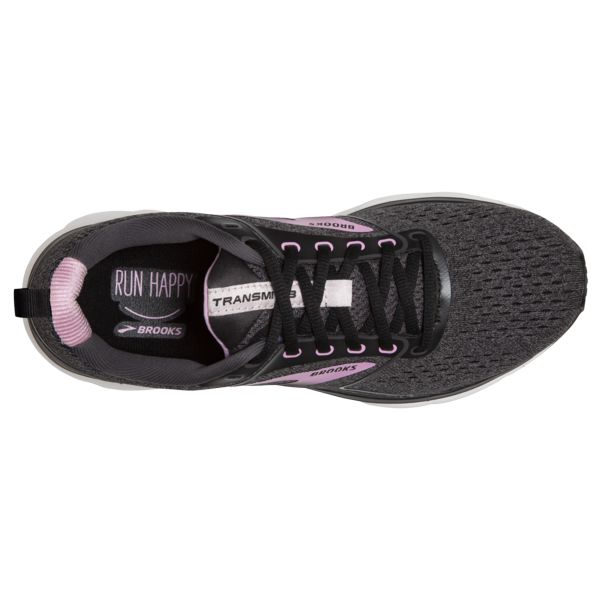 Brooks Transmit 3 Women's Road Running Shoes Grey Pink White | ZA-RNU071396