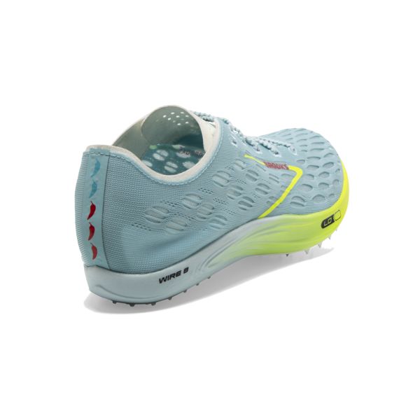 Brooks Wire 8 Men's Racing Shoes Blue Yellow Red | ZA-OAL056498