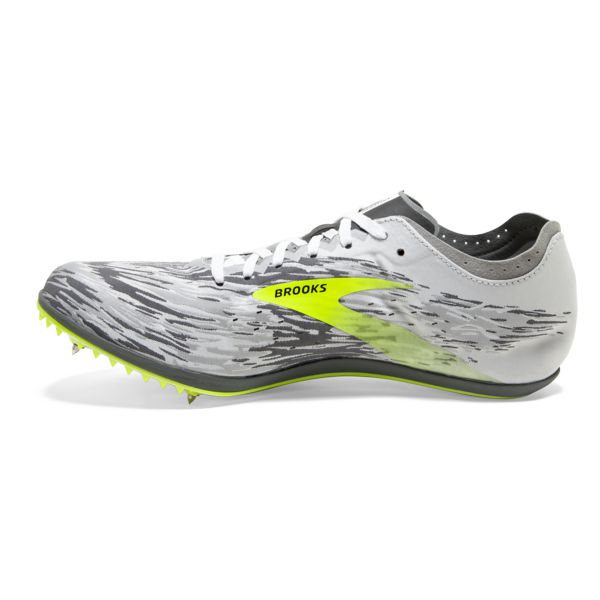 Brooks Wire v6 Men's Racing Shoes Black Grey Yellow | ZA-DBJ852130